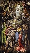 El Greco The Baptism of Christ oil on canvas